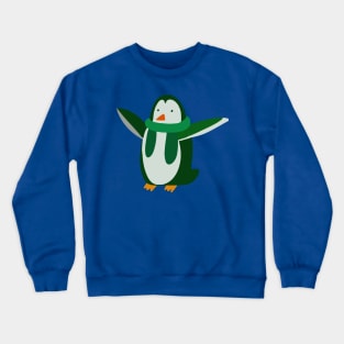 Green Penguin Crewneck Sweatshirt